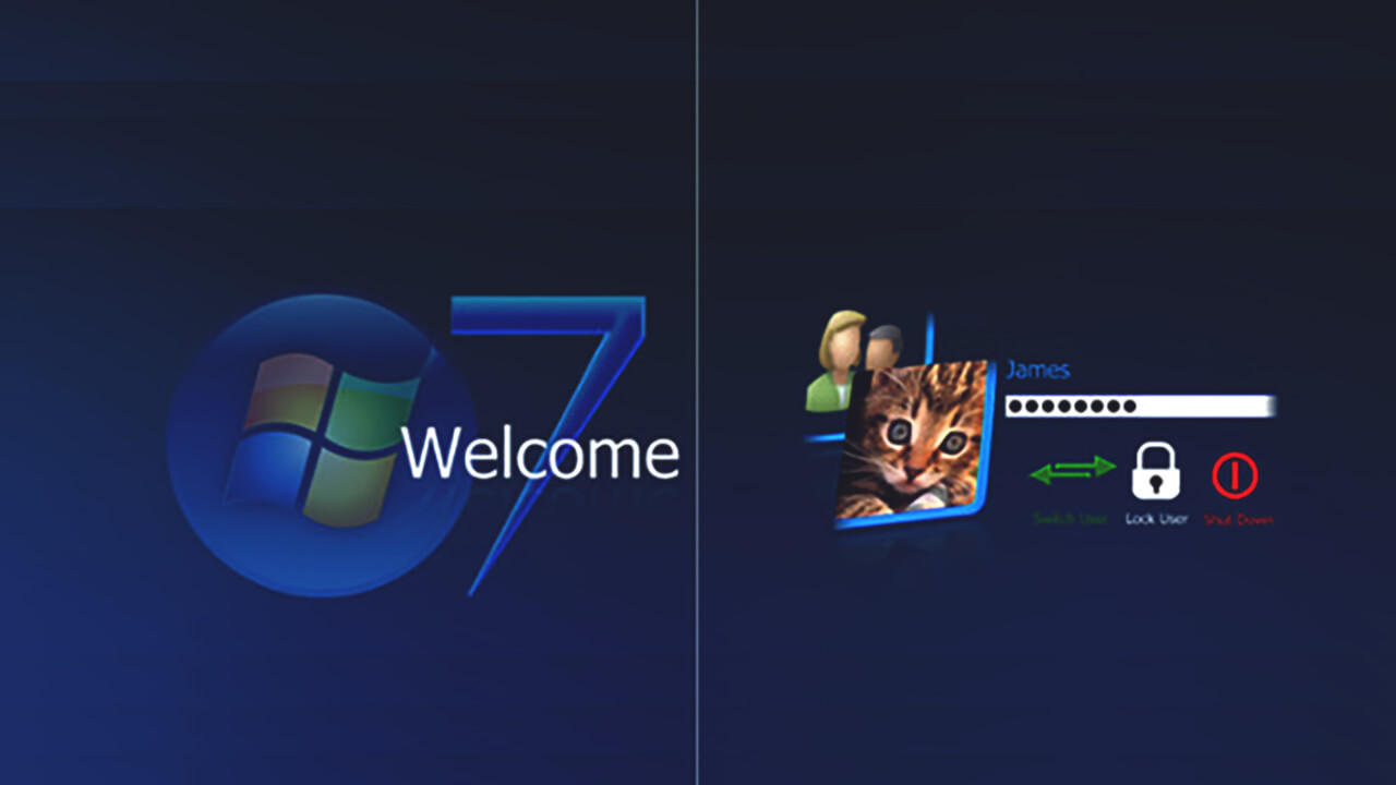 Как изменить экран приветствия Windows 7