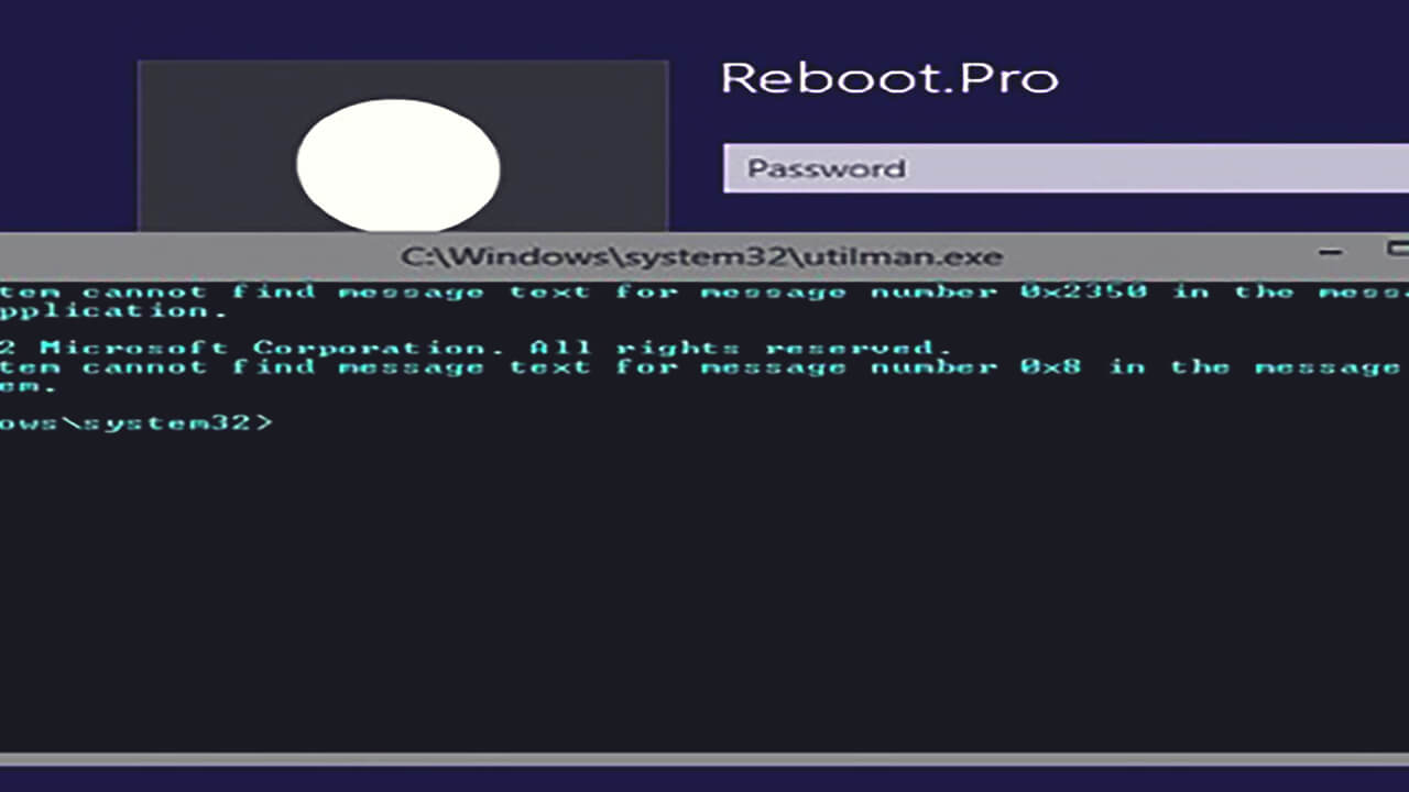 Сброс пароля Windows 8
